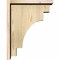 Ekena Millwork Mediterranean Rough Sawn Corbel w/Backplate, Douglas Fir, 6"W x 14"D x 18"H COR06X14X18MED01RDF - alternate 4